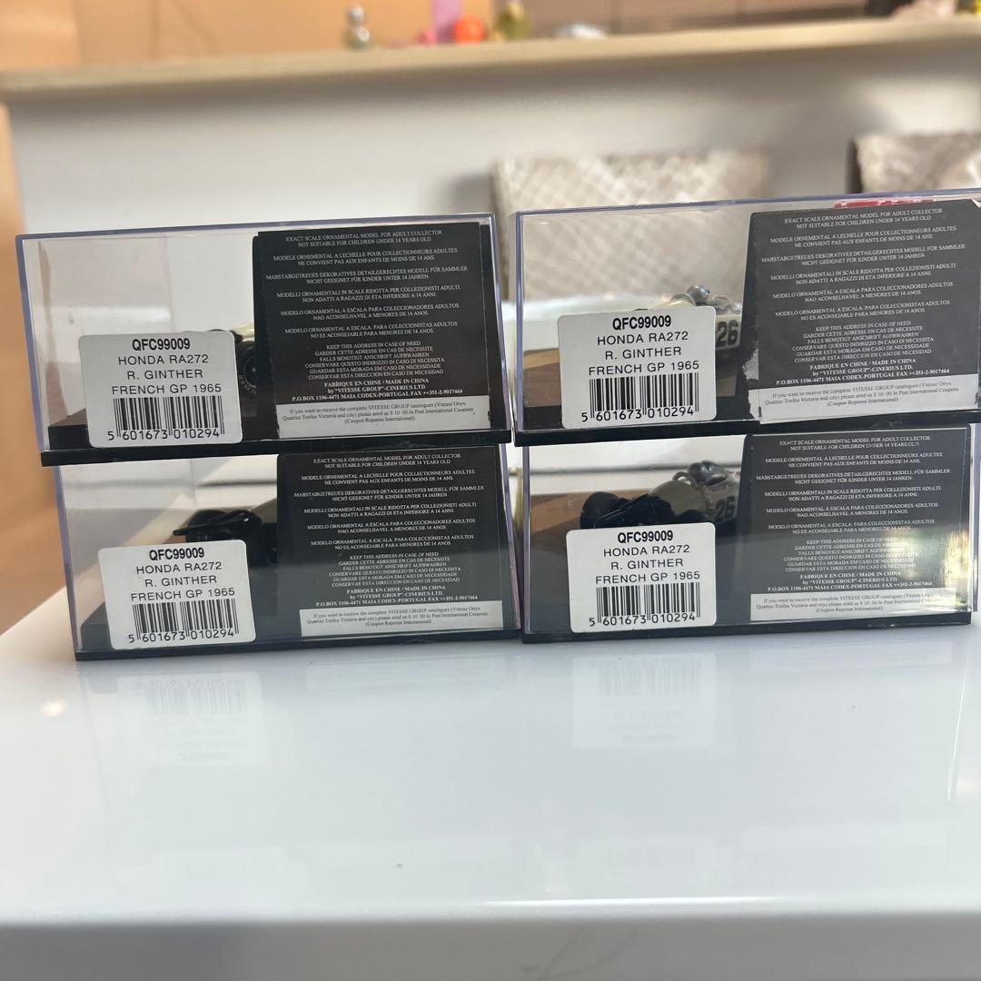 Quartzzo QFC99009 ホンダ Ra272 1/43 限定版 4台