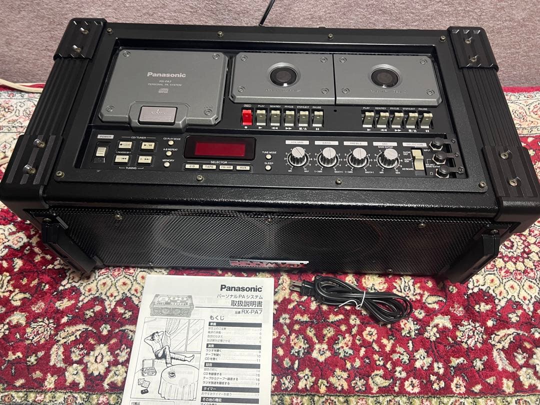 パナソニックRX-PA7ラジカセ内蔵ブルーツゥース変更可能メンテナンス済み動作品