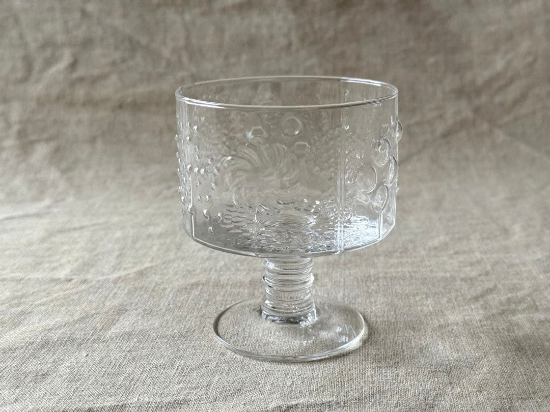 nuutajarvi ARABIA Flora(クリア)カクテルボウル