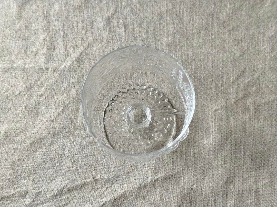 nuutajarvi ARABIA Flora(クリア)カクテルボウル