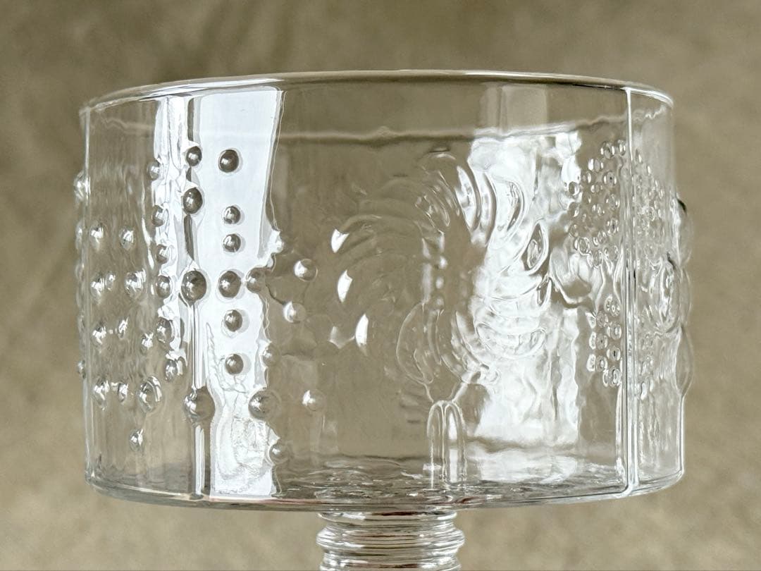 nuutajarvi ARABIA Flora(クリア)カクテルボウル