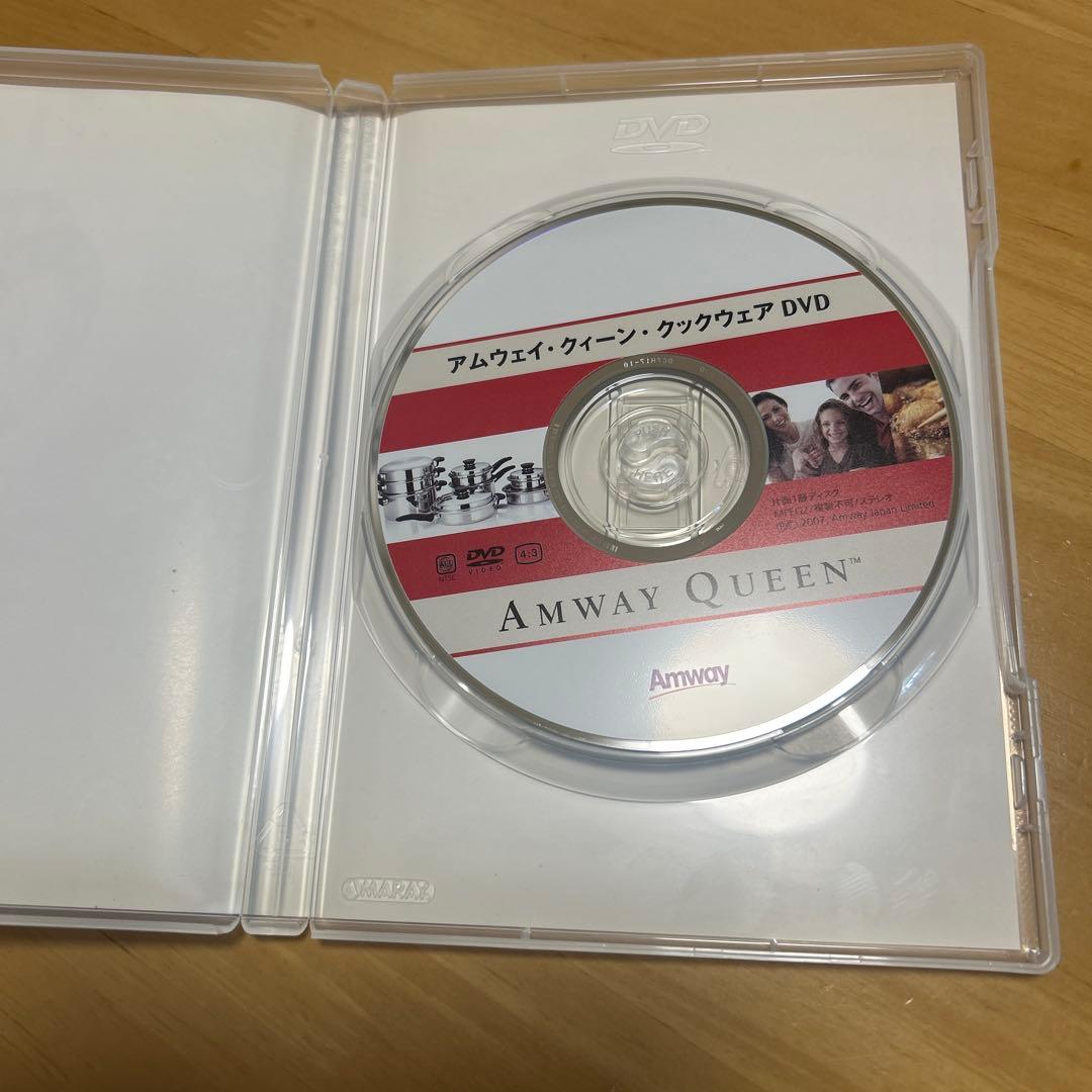 アムウェイ　大フライパン（フタ付）ステンレス　ガス火、IH可能　➕DVD