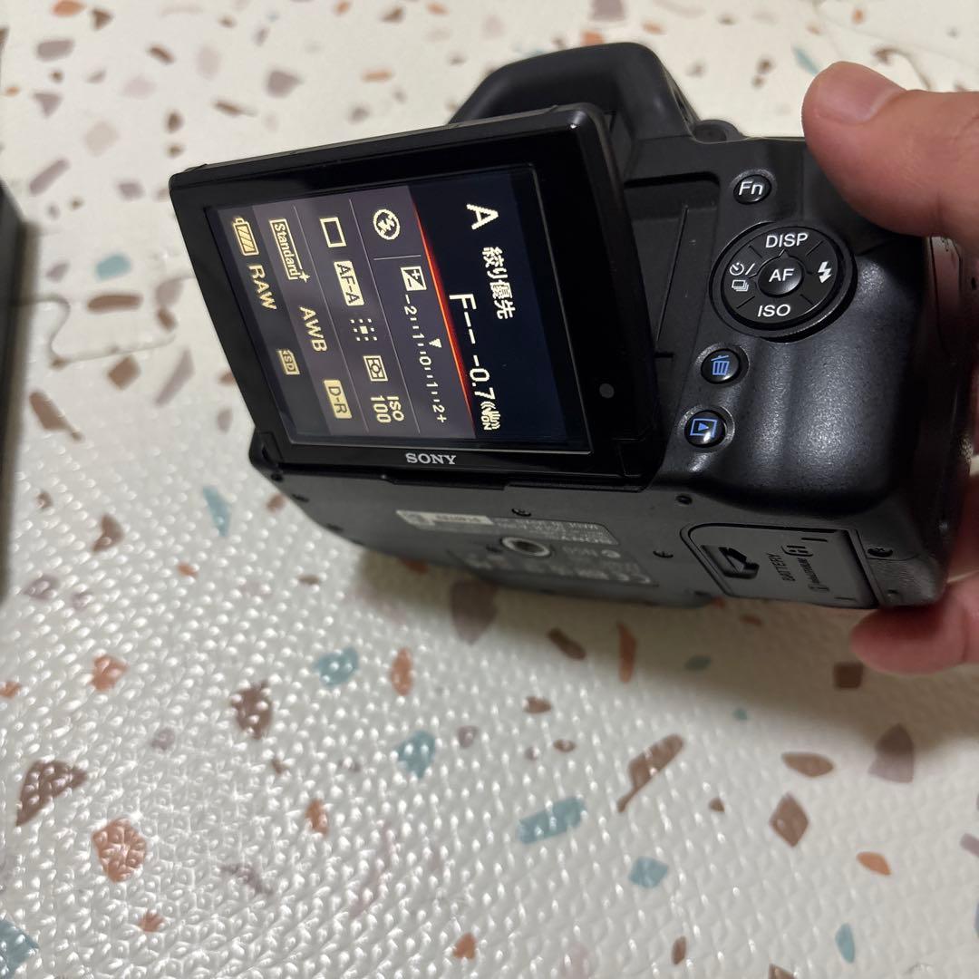SONY α380 極美品　シャッター回数 4675 バッテリー　充電器　付属