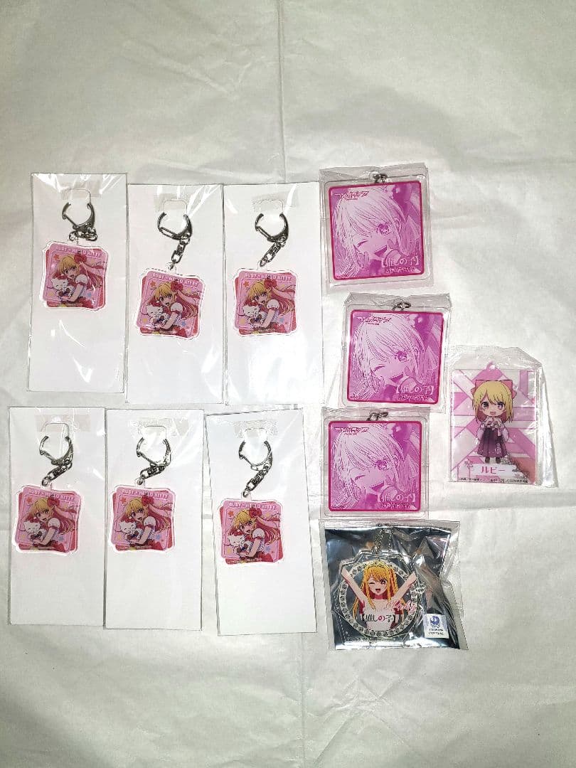 推しの子【星野ルビー】缶バッジ　アクリルキーホルダーセット