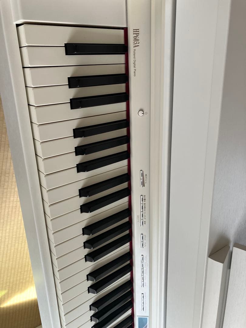 Roland HP603A ホワイト 電子ピアノ 椅子付き