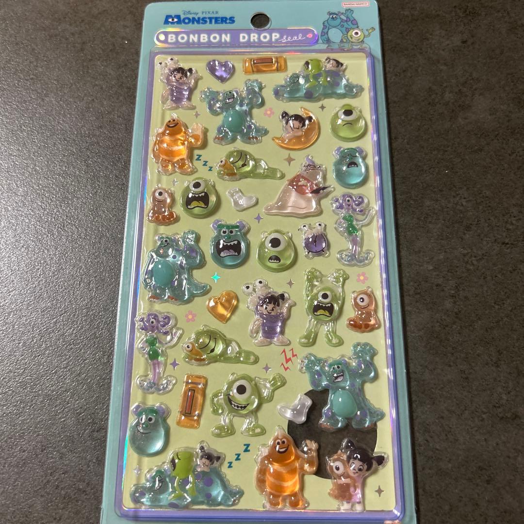 ボンボンドロップシール　ディズニー　クラシック　ズートピア　モンスターズインク