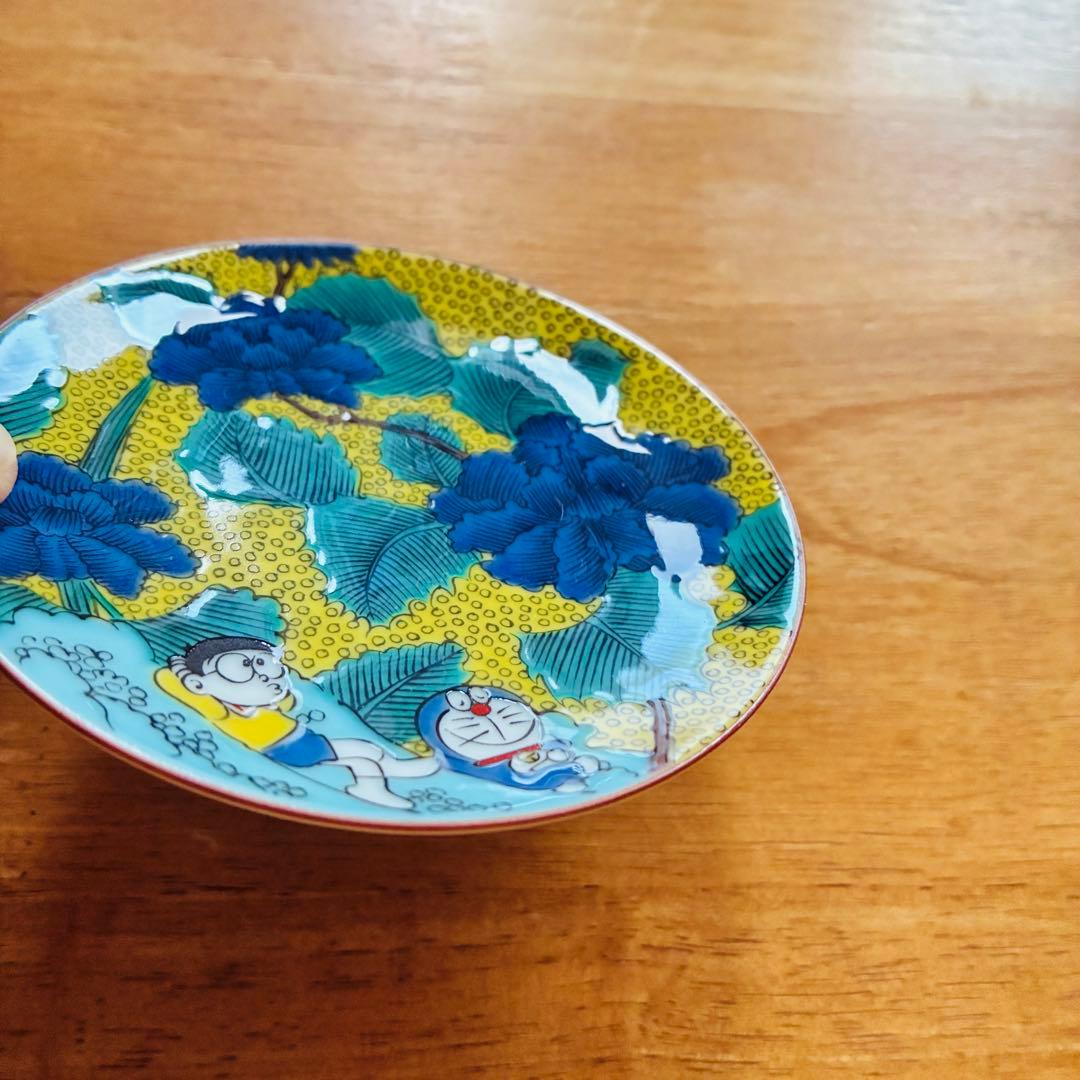 ドラえもん　九谷焼　5枚セット　箱付き　美品　未使用品