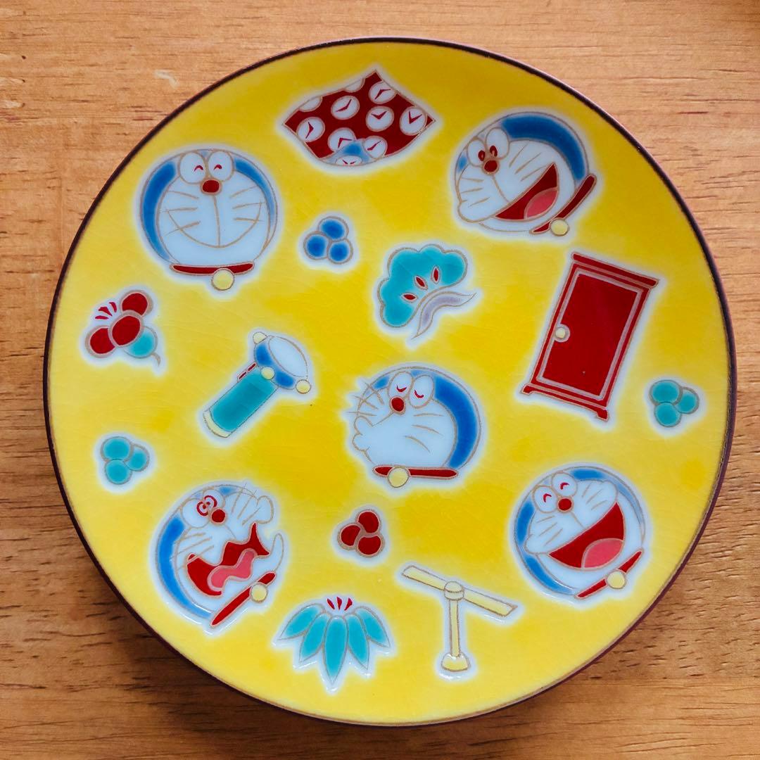 ドラえもん　九谷焼　5枚セット　箱付き　美品　未使用品