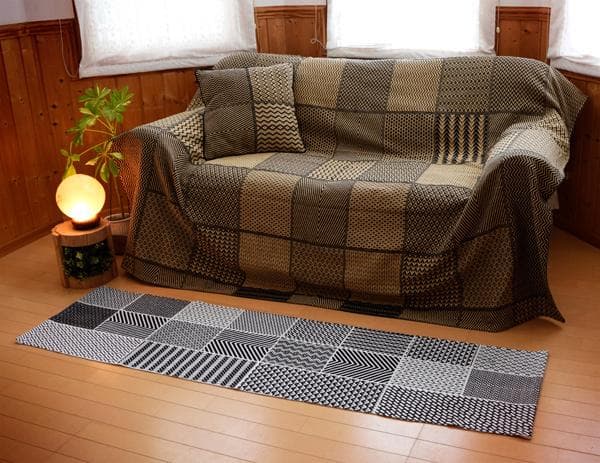 【アフリカンモチーフ】マルチクロス 大判 クバ王国アジアン エスニック