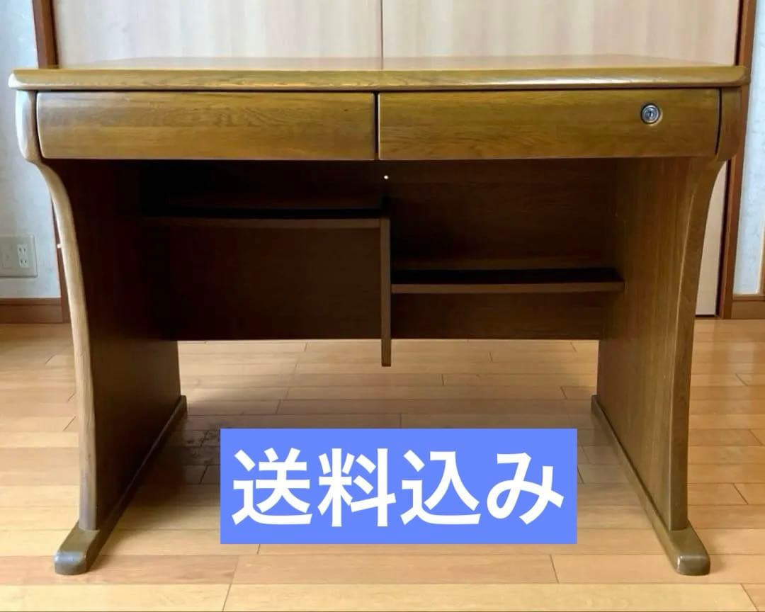 1️⃣コイズミ学習机　天板　KOIZUMI 勉強机　事務机　天然木　デスク　入学