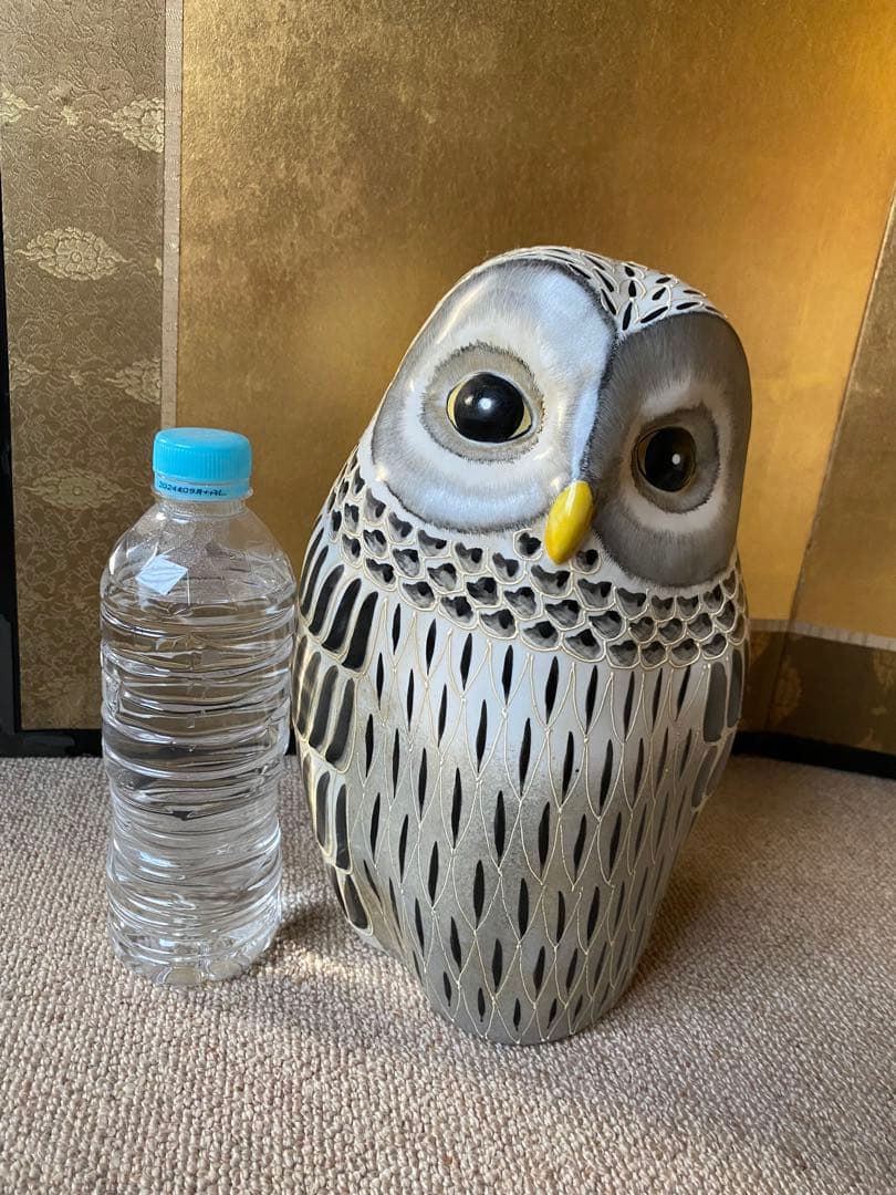 フクロウの置物 特大