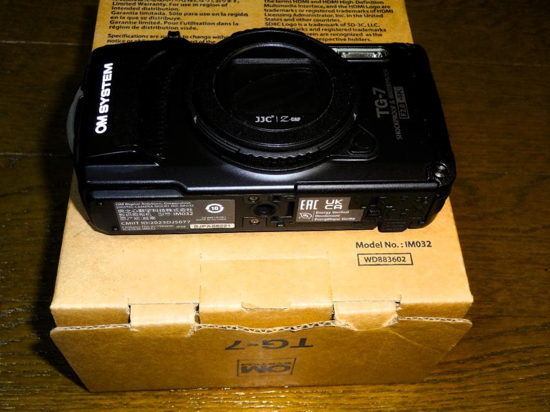 OLYMPUS TG-7　ブラック　【シャッター回数408回】