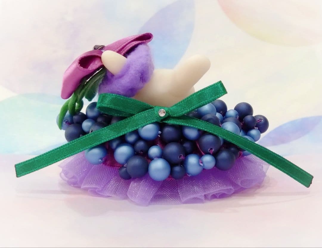 【さらママ】ドール　赤ちゃん　ドレス　服　ぶどう　チアガール　ハロウィン