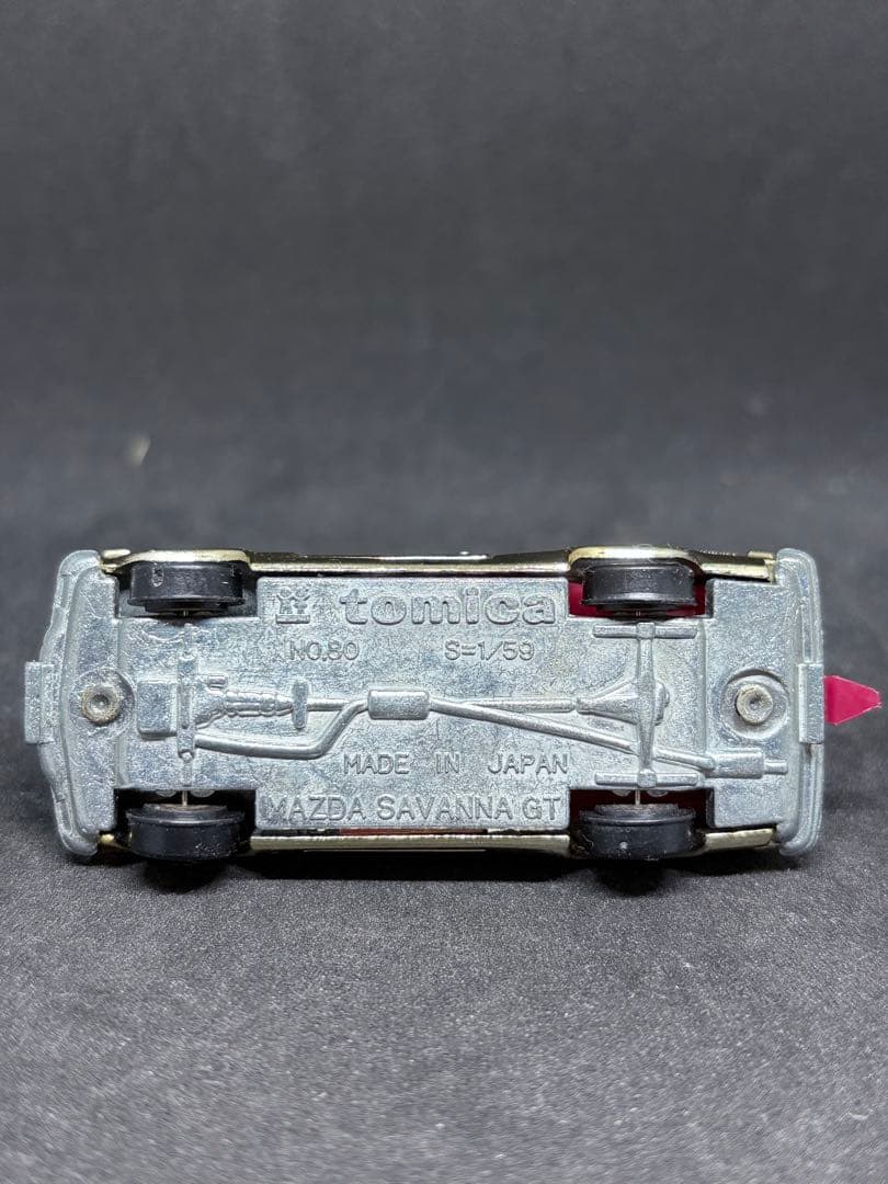 トミカ 日本製 No.80 マツダ サバンナGT 非売品 ゴールド 1Eホイール