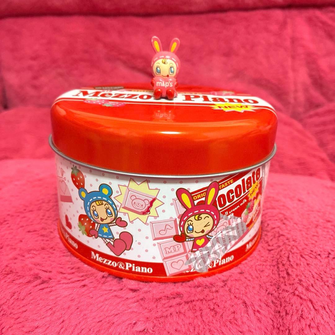 レア！平成レトロ♡メゾピアノ♡べリエちゃん　マスコット付き缶ケース♡ハートケース