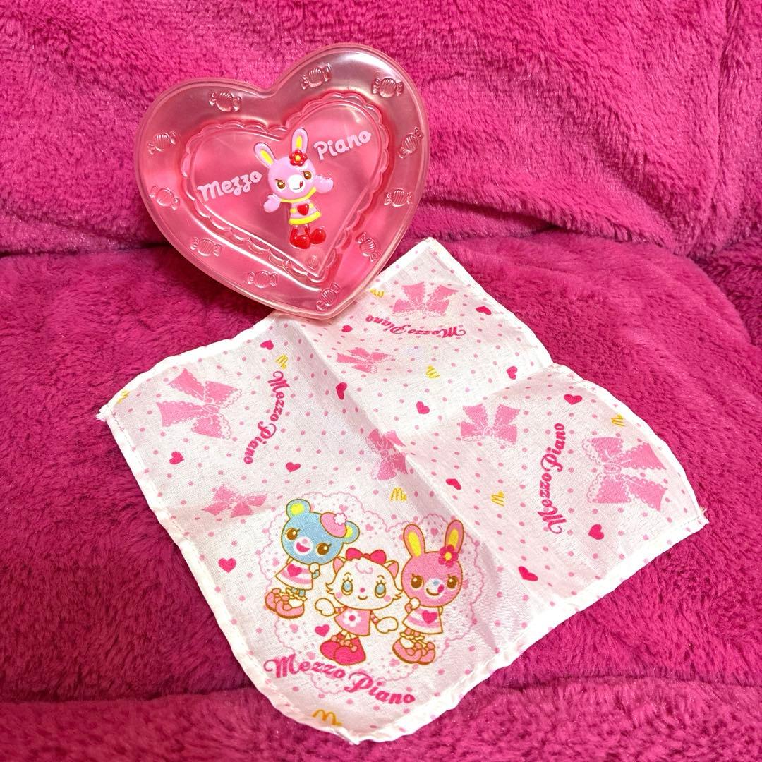 レア！平成レトロ♡メゾピアノ♡べリエちゃん　マスコット付き缶ケース♡ハートケース