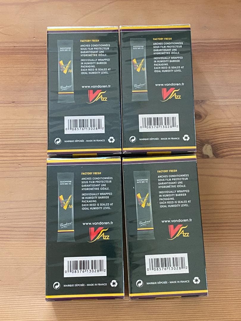 【未開封】アルトサックス用リード バンドレン V16　3 1/2番【4箱セット】