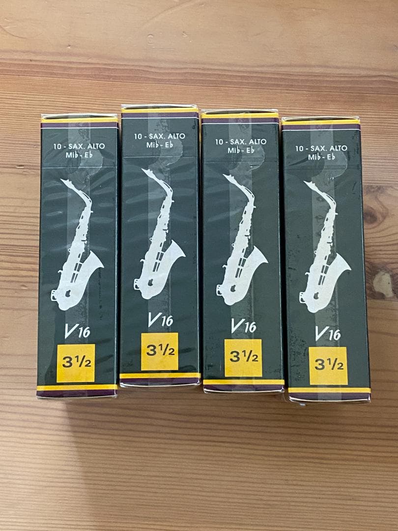 【未開封】アルトサックス用リード バンドレン V16　3 1/2番【4箱セット】
