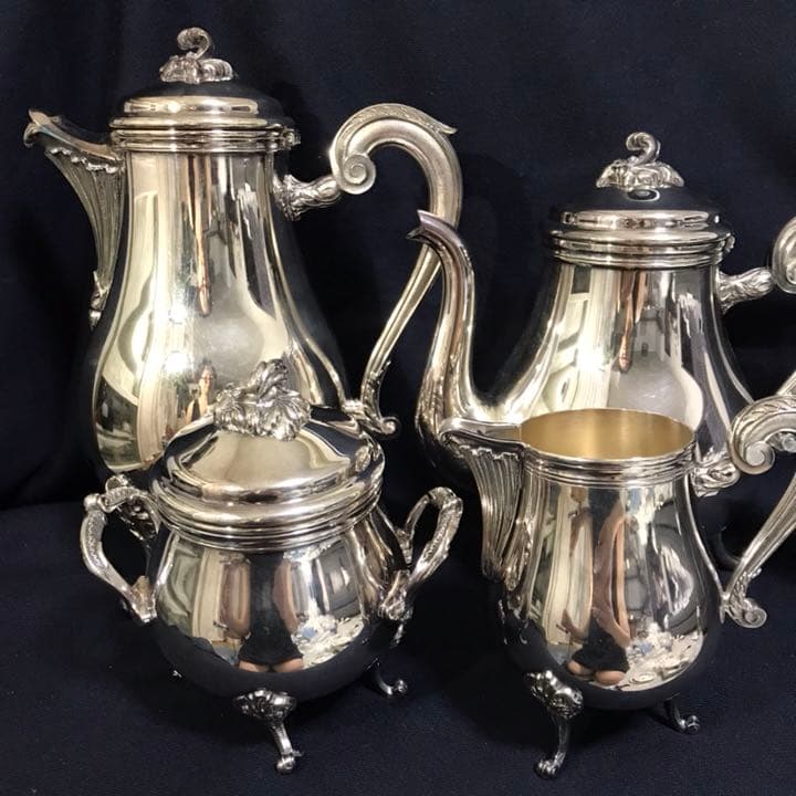 クリストフル　マルリー　ポンパドール　4点セット