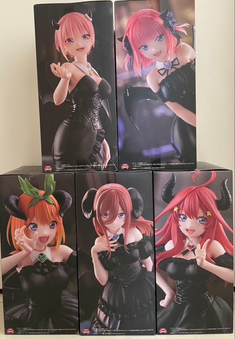 【5点セット販売】BiCute Dark Figureー五等分の花嫁コンプリート