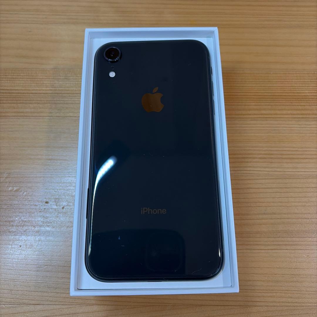 美品 iPhoneXR 128GB ブラック au