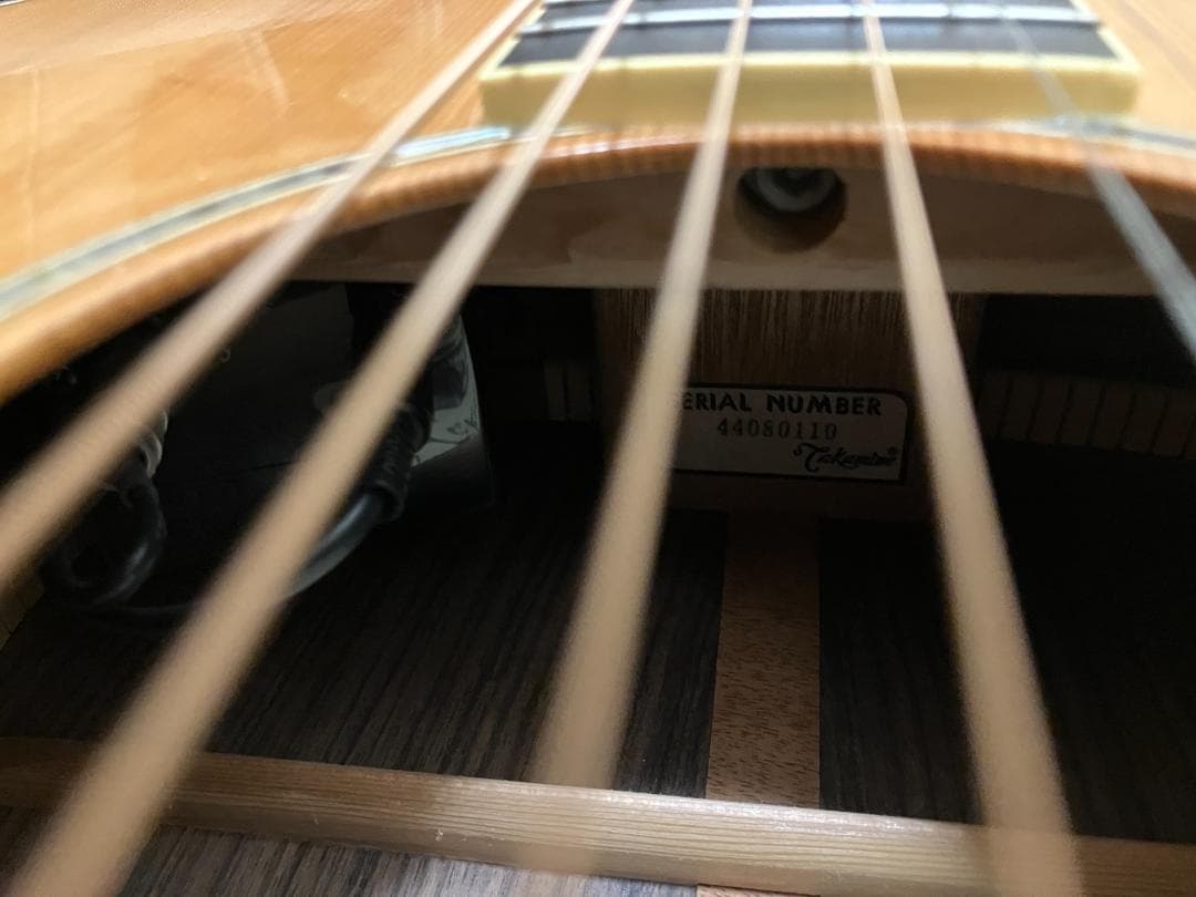 Takamine アコースティックギター ギグバッグ付　塗装浮きアリ