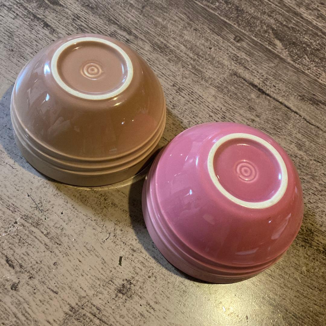 ル・クルーゼ　マルチオーバルプレート大2枚、ライスボウル2客セット