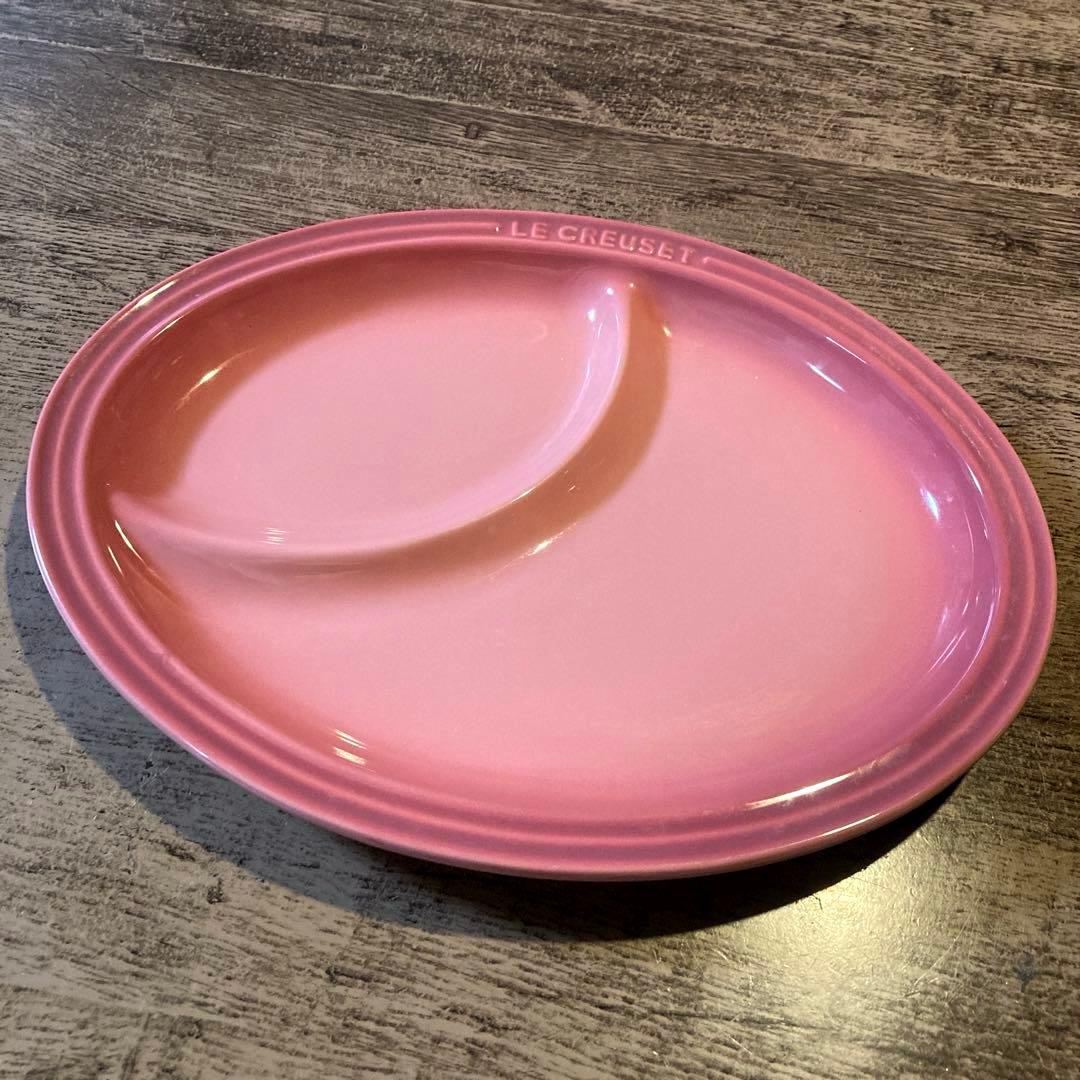 ル・クルーゼ　マルチオーバルプレート大2枚、ライスボウル2客セット