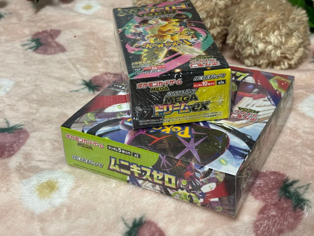 ポケモンカードゲーム☆ムニキスゼロ & MEGAドリームEX☆新品シュリンク付き