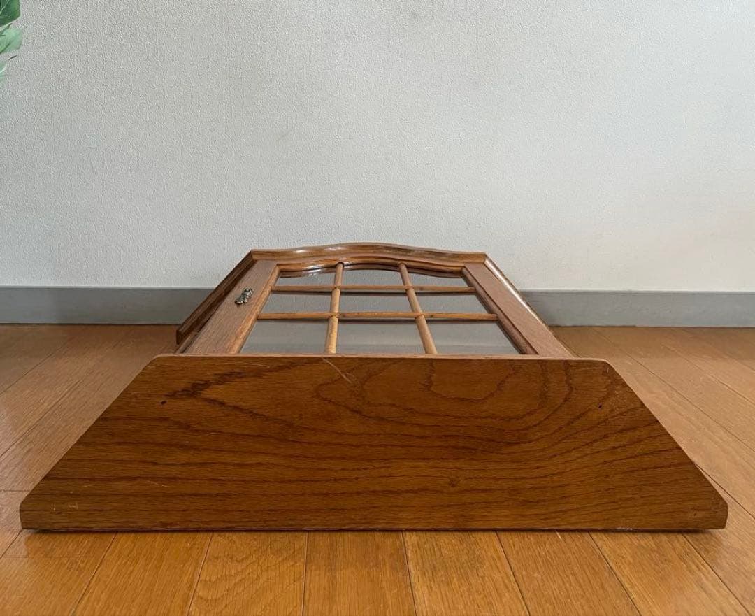 ヴィンテージ　ウォールキャビネット　　壁掛け　ケース　アンティーク　オーク材