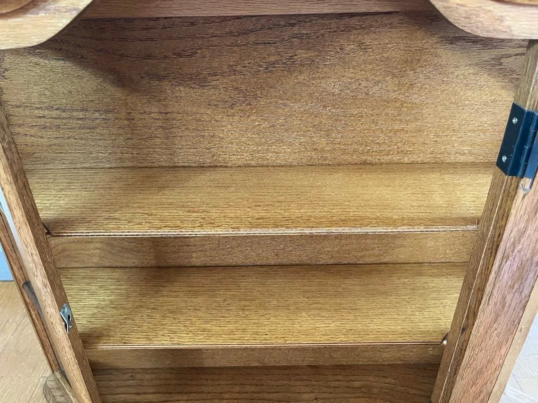 ヴィンテージ　ウォールキャビネット　　壁掛け　ケース　アンティーク　オーク材