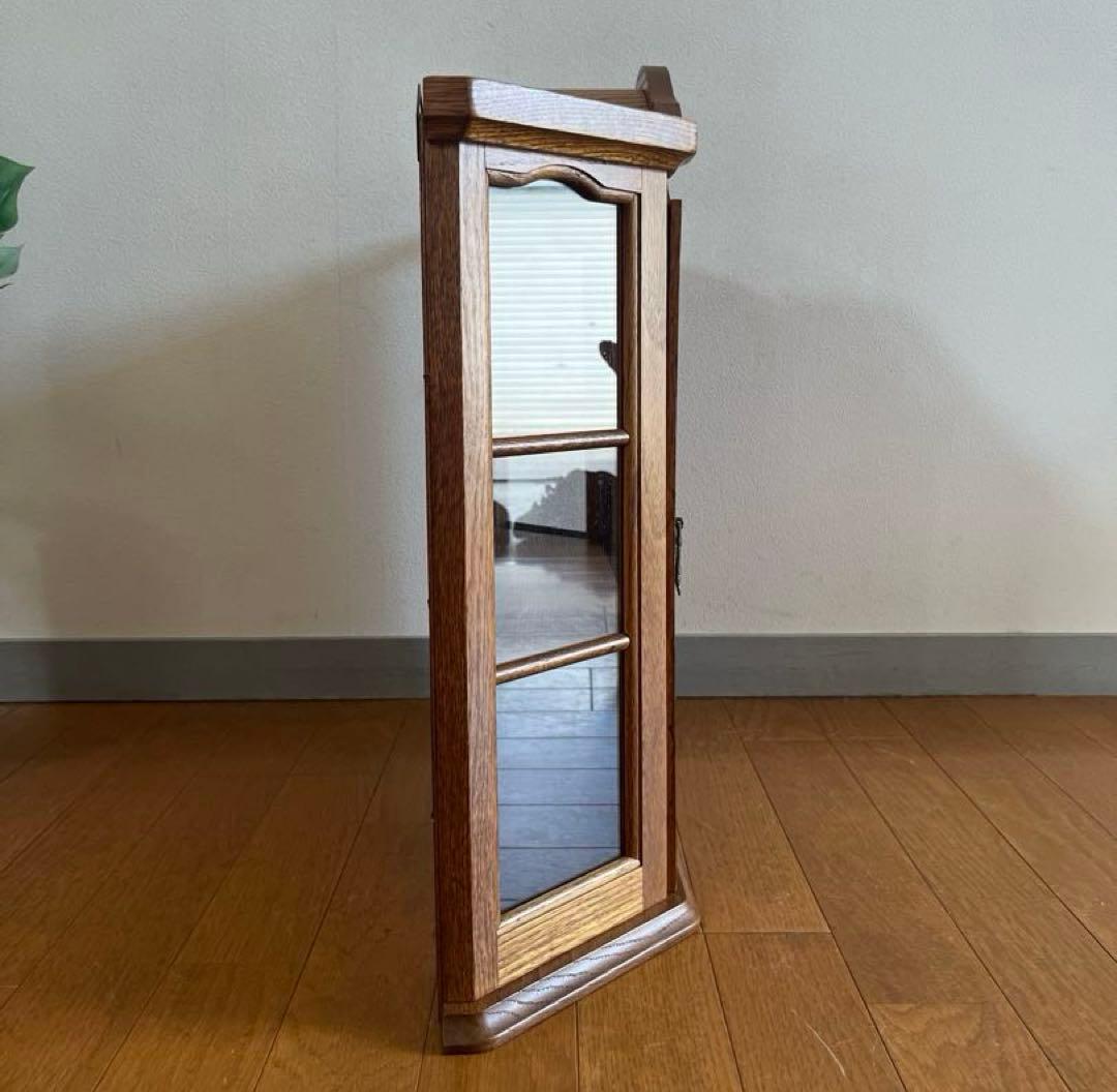 ヴィンテージ　ウォールキャビネット　　壁掛け　ケース　アンティーク　オーク材