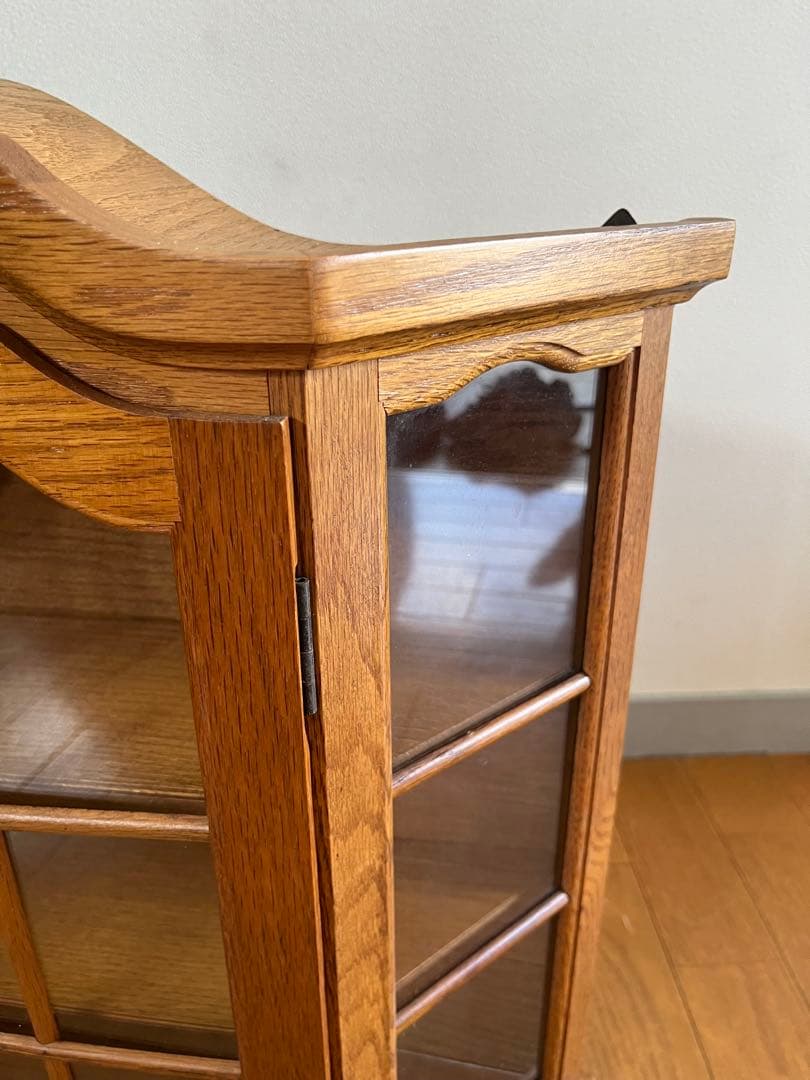 ヴィンテージ　ウォールキャビネット　　壁掛け　ケース　アンティーク　オーク材