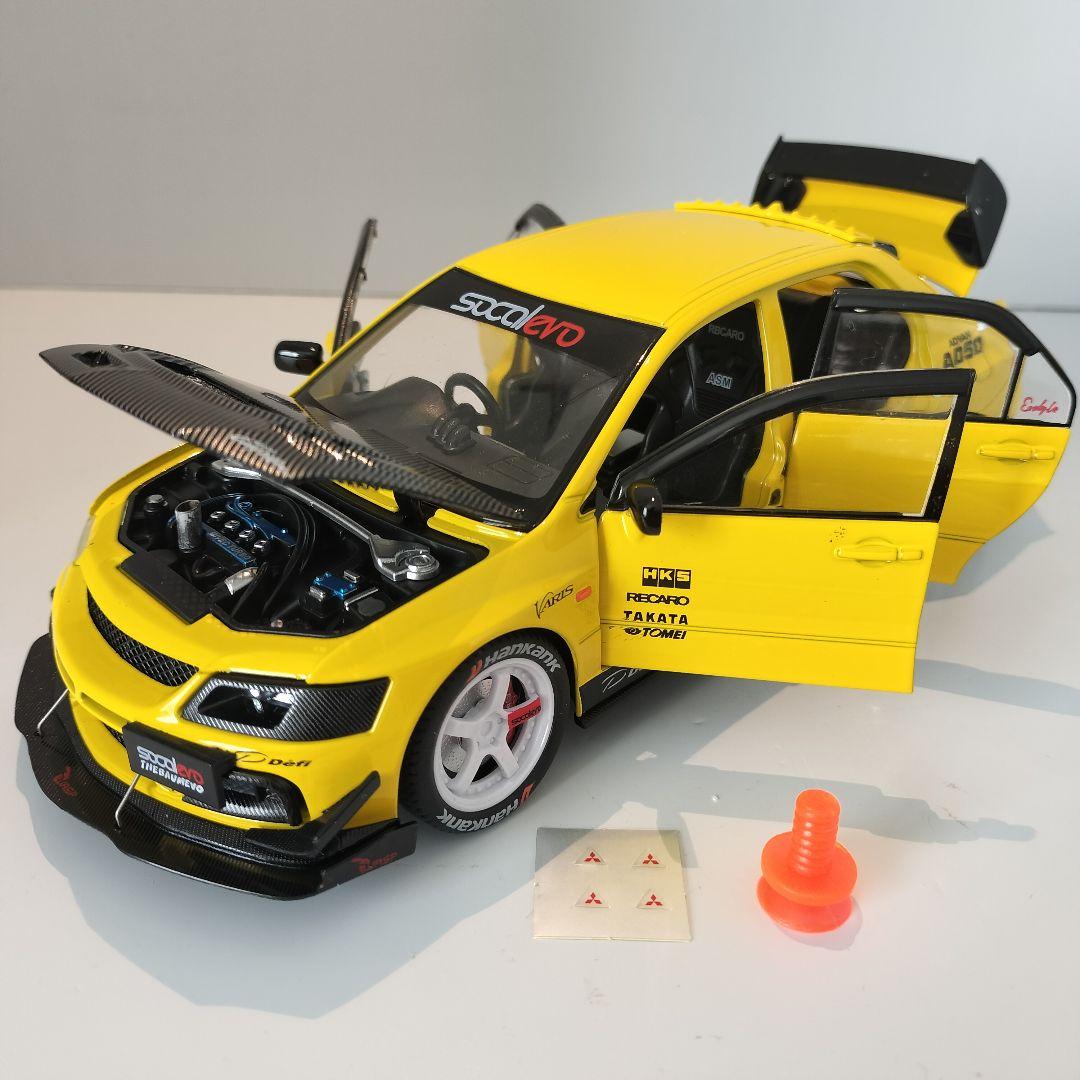 1/24 ランサー エボリューション Evo ミニカー LED 新品