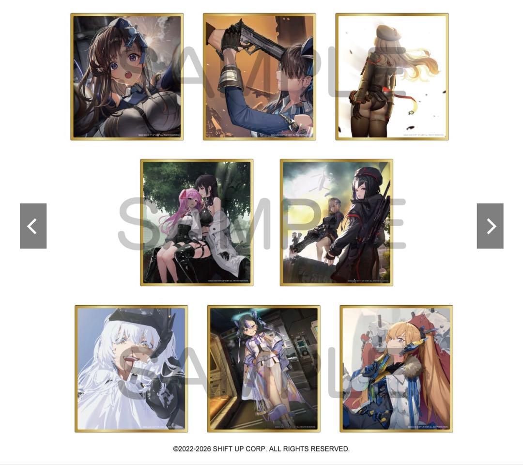 勝利の女神：NIKKE ニケ　アクリルクリア色紙 スノーホワイト