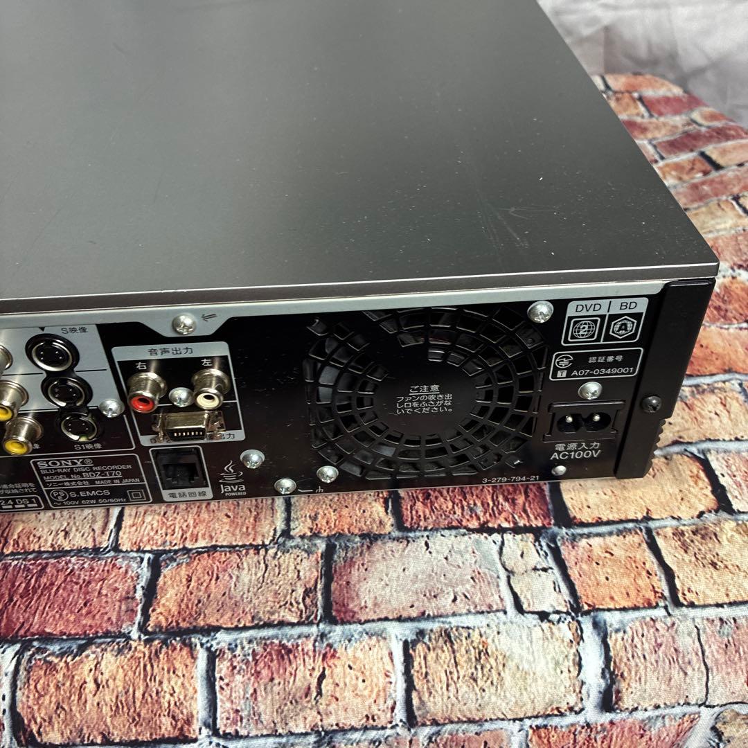 正常動作品！SONY Blu-rayレコーダー 320gHDD搭載BDZ-T70