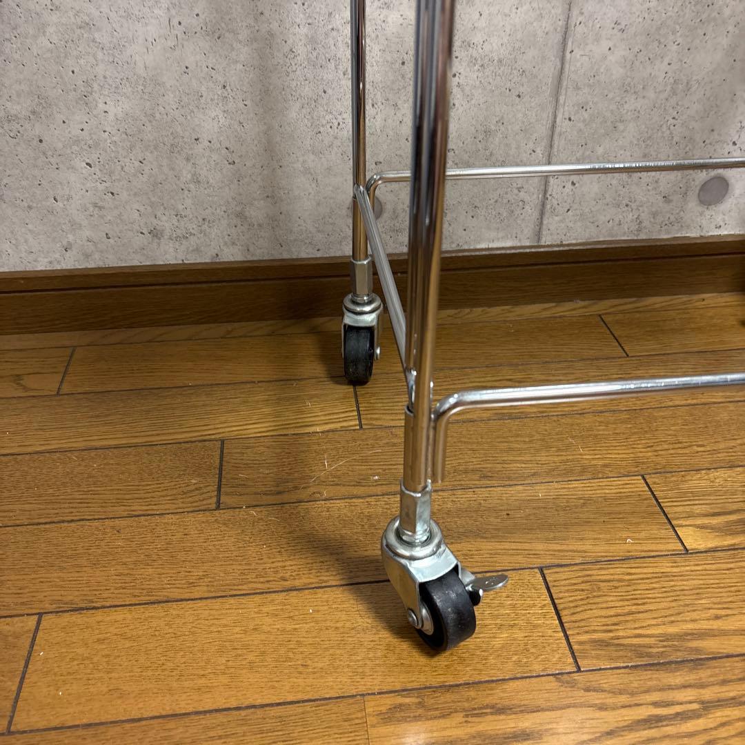 C003 コカコーラ　Coca-Cola シルバーラック キャスター付き　希少