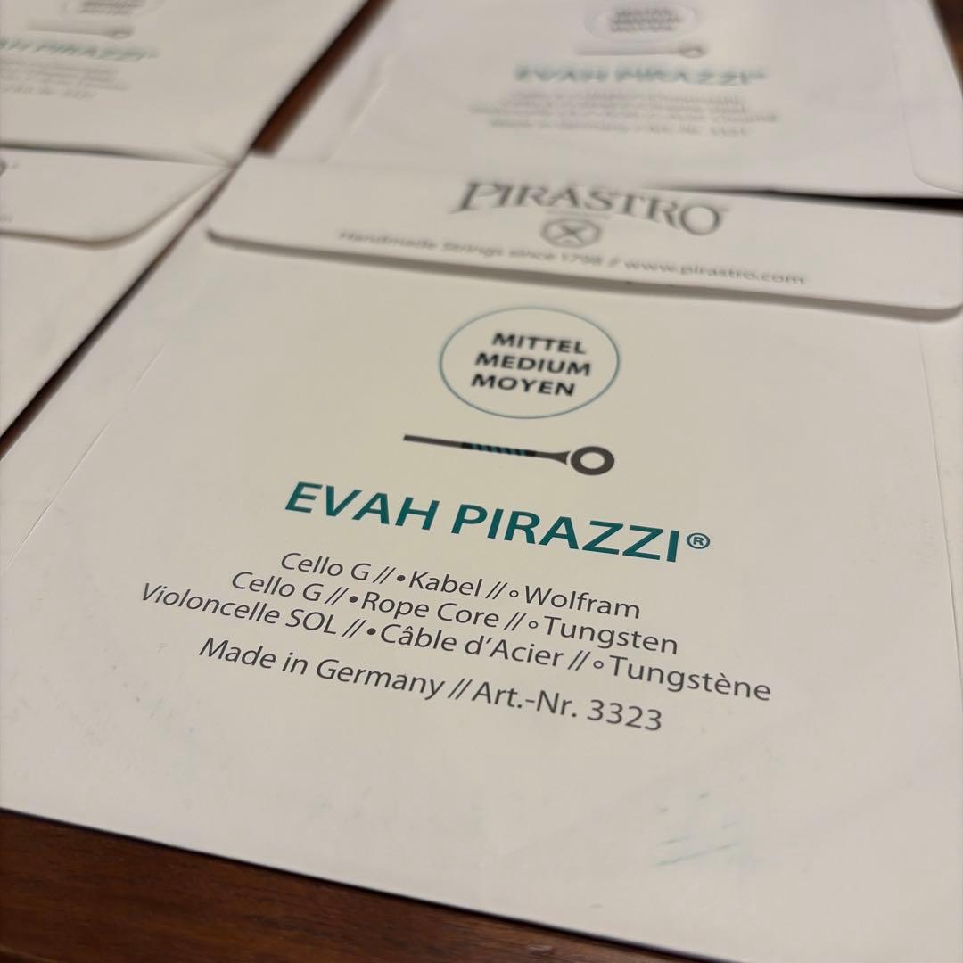 チェロ弦 新品 エヴァピラッツィ