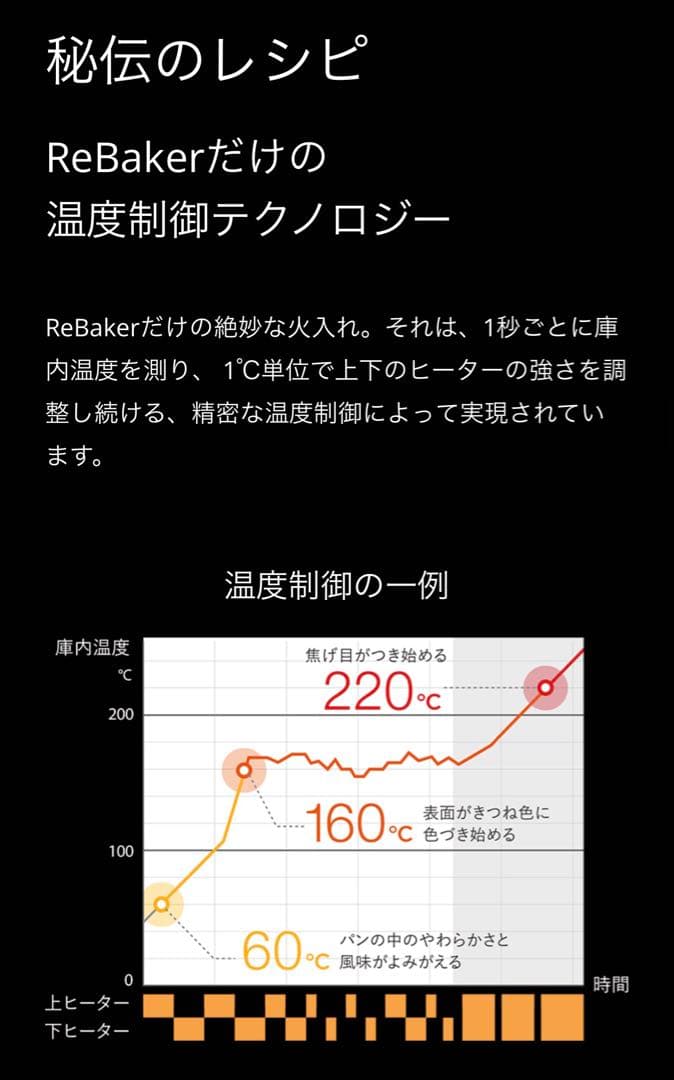 BALMUDA ReBaker ブラック 新品未使用　最安値　早い者勝ち