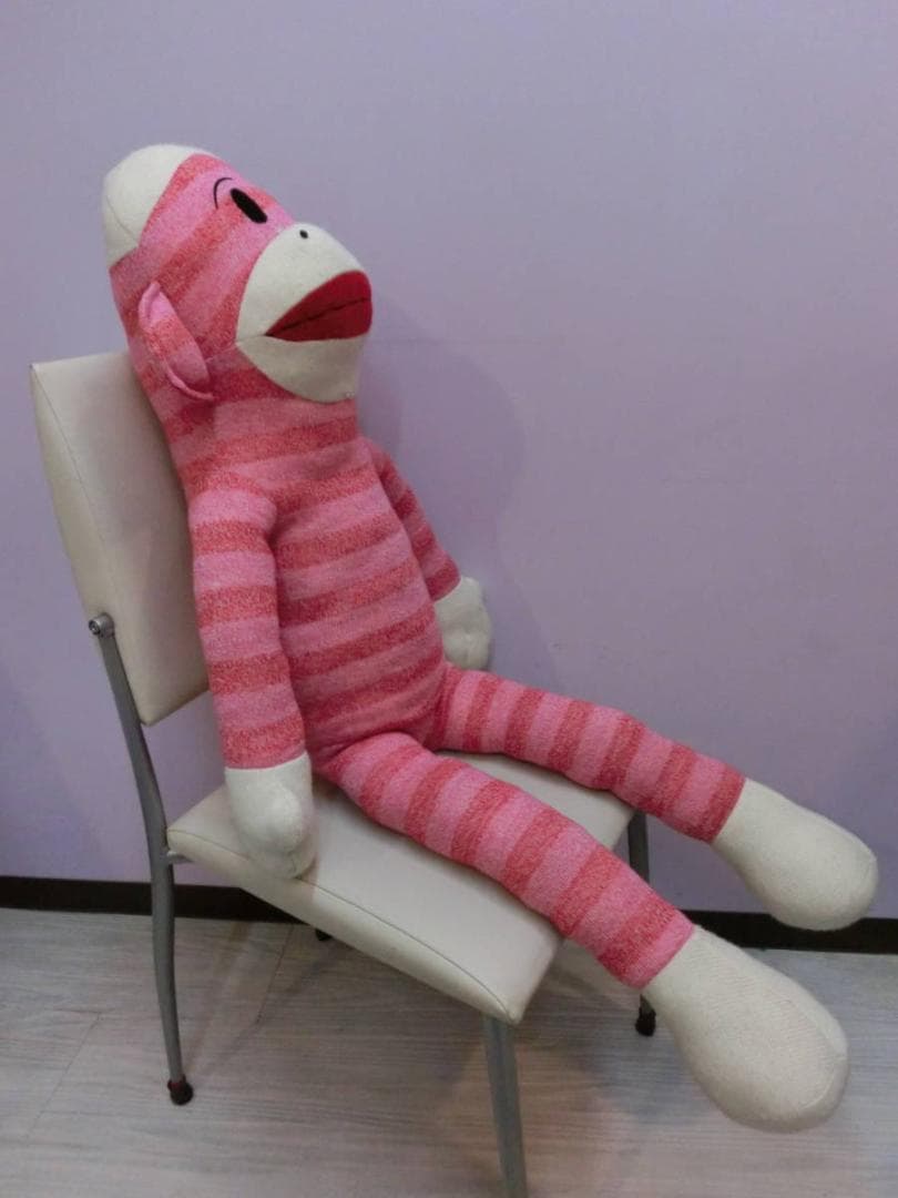 ソックモンキー ビンテージ ぬいぐるみ 人形 超特大1M ♯24