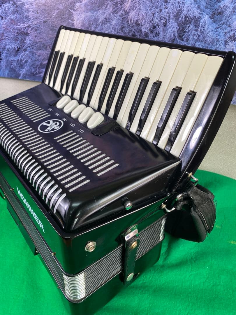 HOHNERbravo III 72 アコーディオンMML 軽量7.5kg整備完