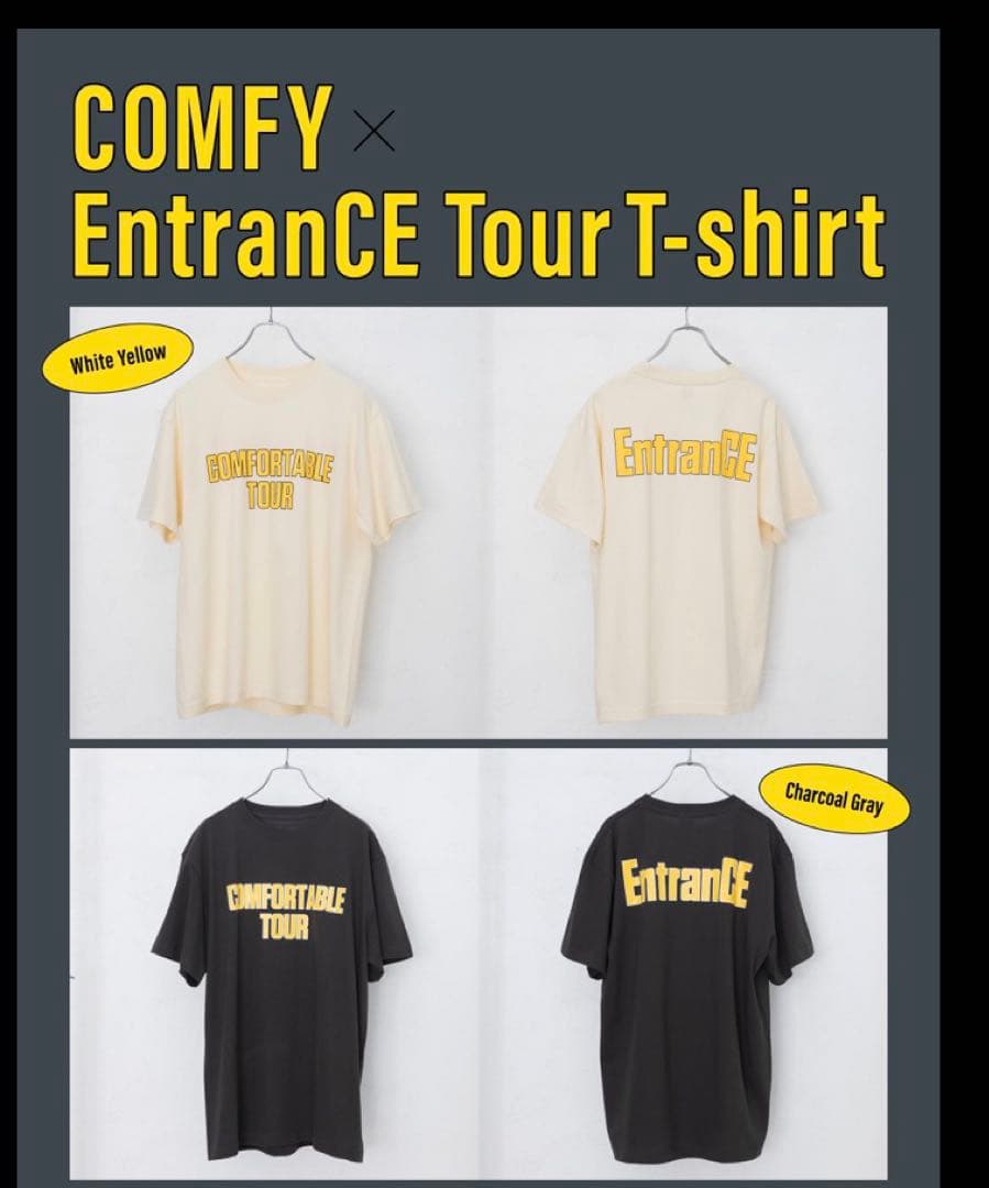 値下げ COMFY 岩岡徹 EntranCE TOUR コラボTシャツ L WT