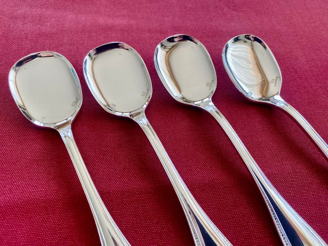 【あいさま専用☆極美品】クリストフル マルメゾン アイスクリームスプーン4本組