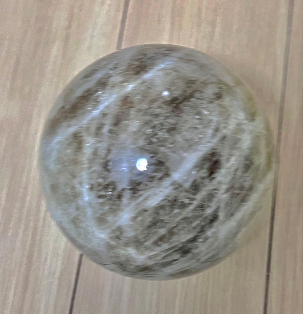 圧巻の大玉！ 5.9Kgシトリン水晶 丸玉 160mm 台座付き