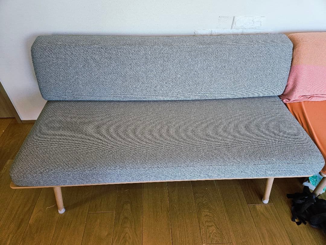 【美品】飛騨産業 yururi ソファ リビングダイニング 肘なしタイプ