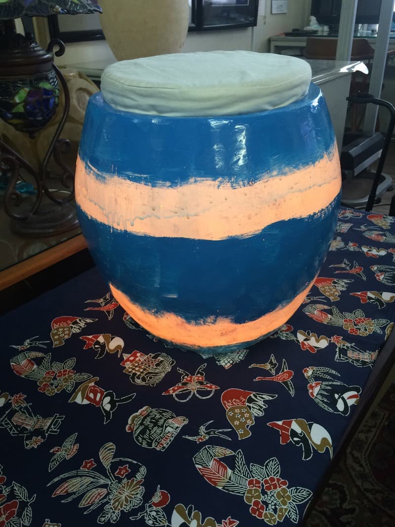 【今だけ価格！】 激レア！　照明オブジェ　スツール型　マリン　雰囲気創り/演出