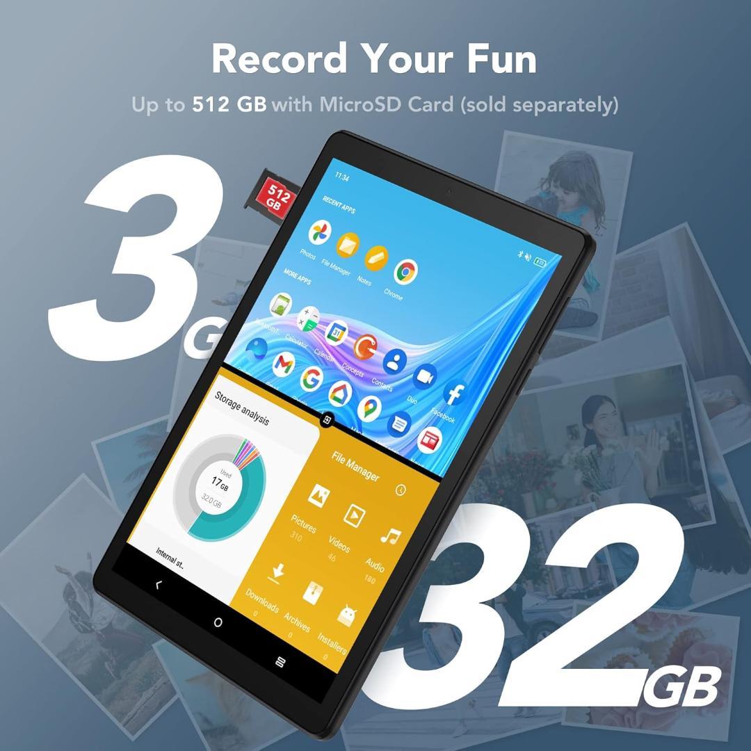 新品　TCL TAB 8 8インチ3GB+32GB (最大512GB)