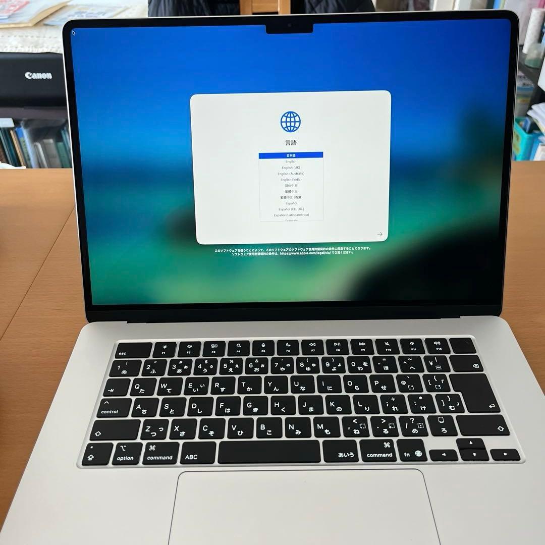 MacBookair15インチM4 16GB 512MB