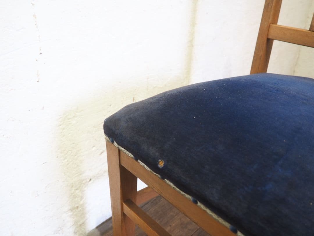 1296 ヴィンテージ　レトロな木製チェア　椅子　イス　学校　古家具　古道具