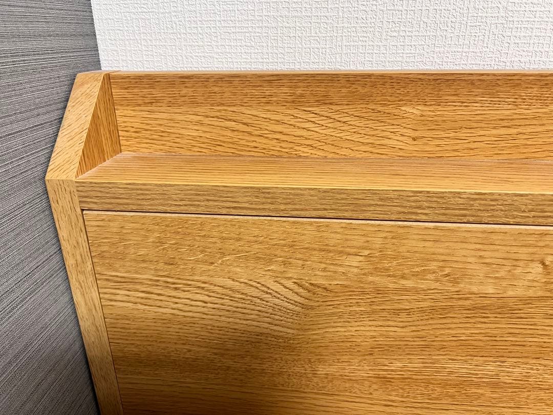 ダブルベッドフレーム 収納付き